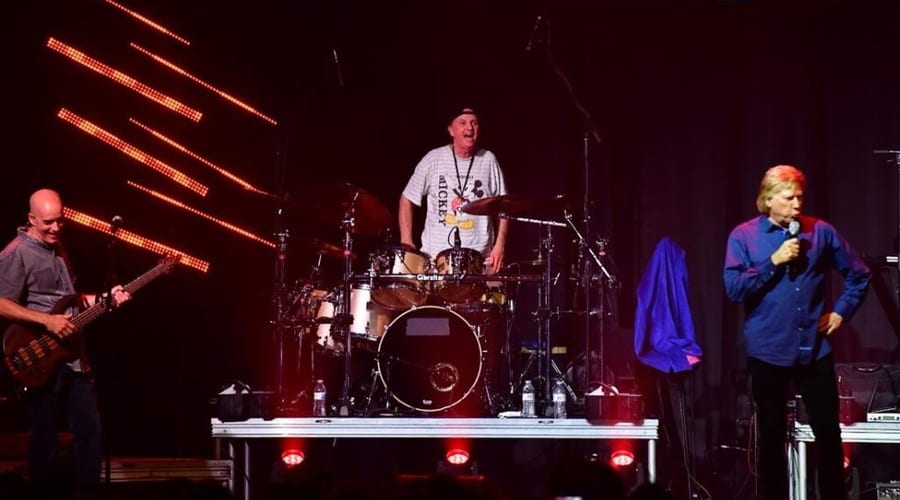 Live concert performance on stage